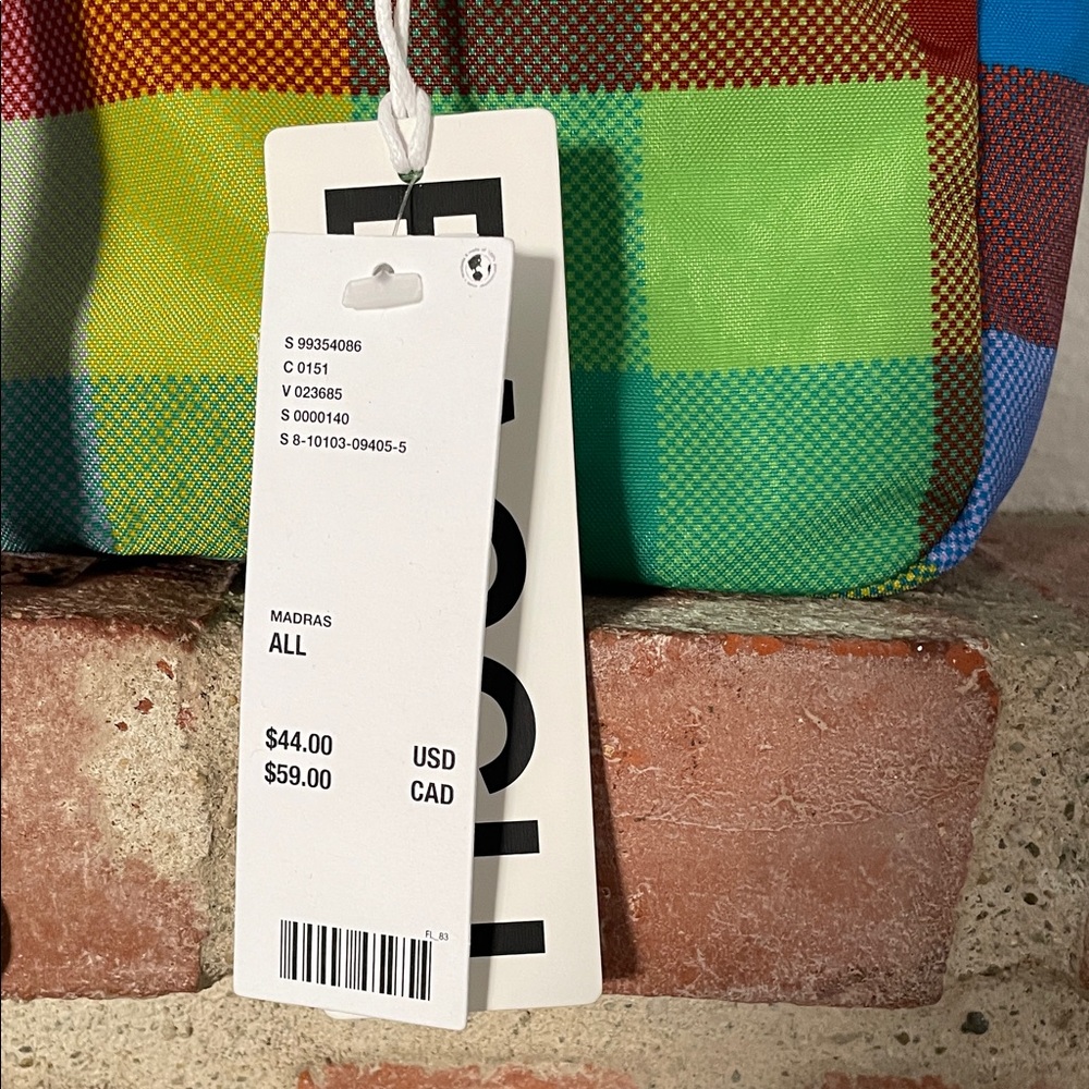 BAGGU Madras Mini Nylon Shoulder Bag - Picture 4 of 5